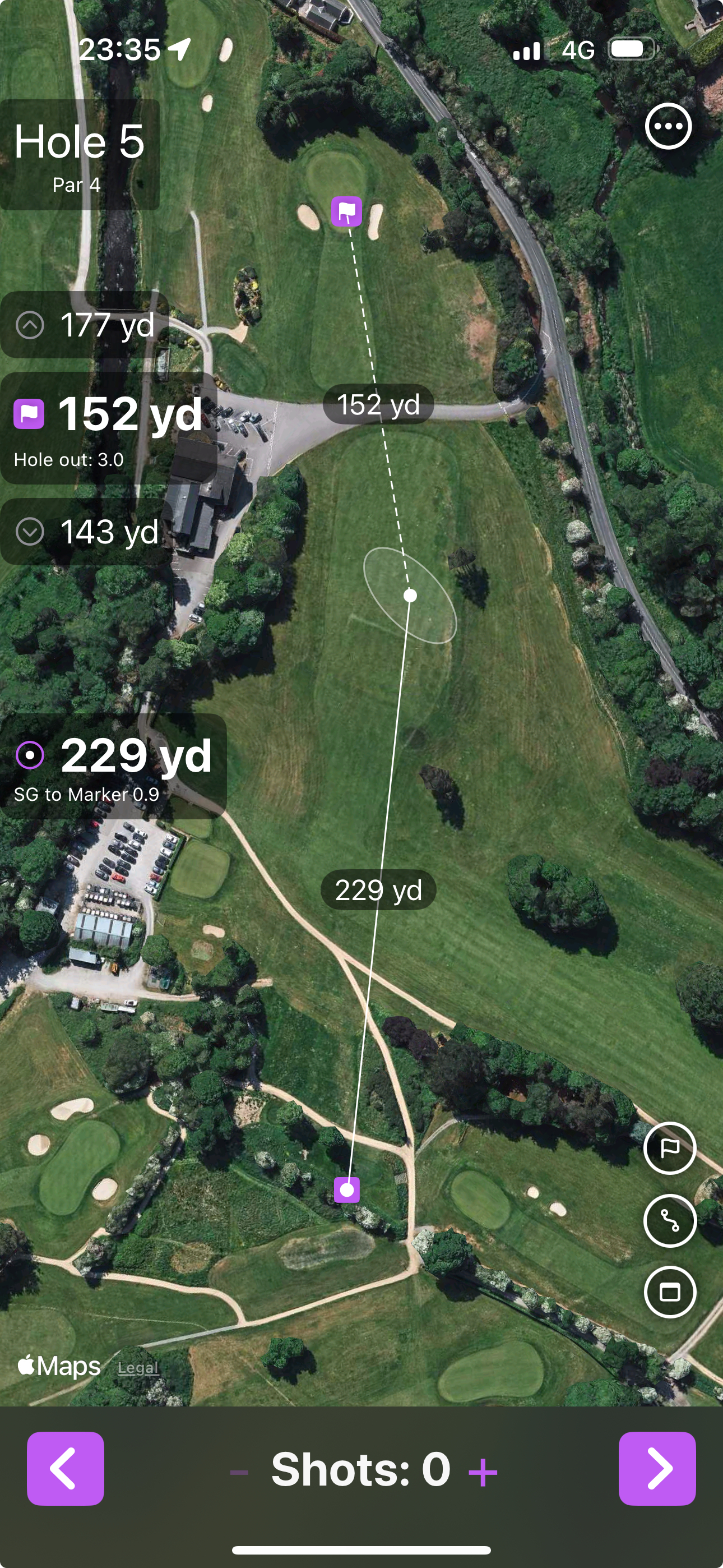 View dispersion, distance to front, back and middle of the green, and much more.